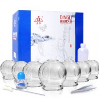 Cupping apparatus household glass cupping set 8 cans E-8